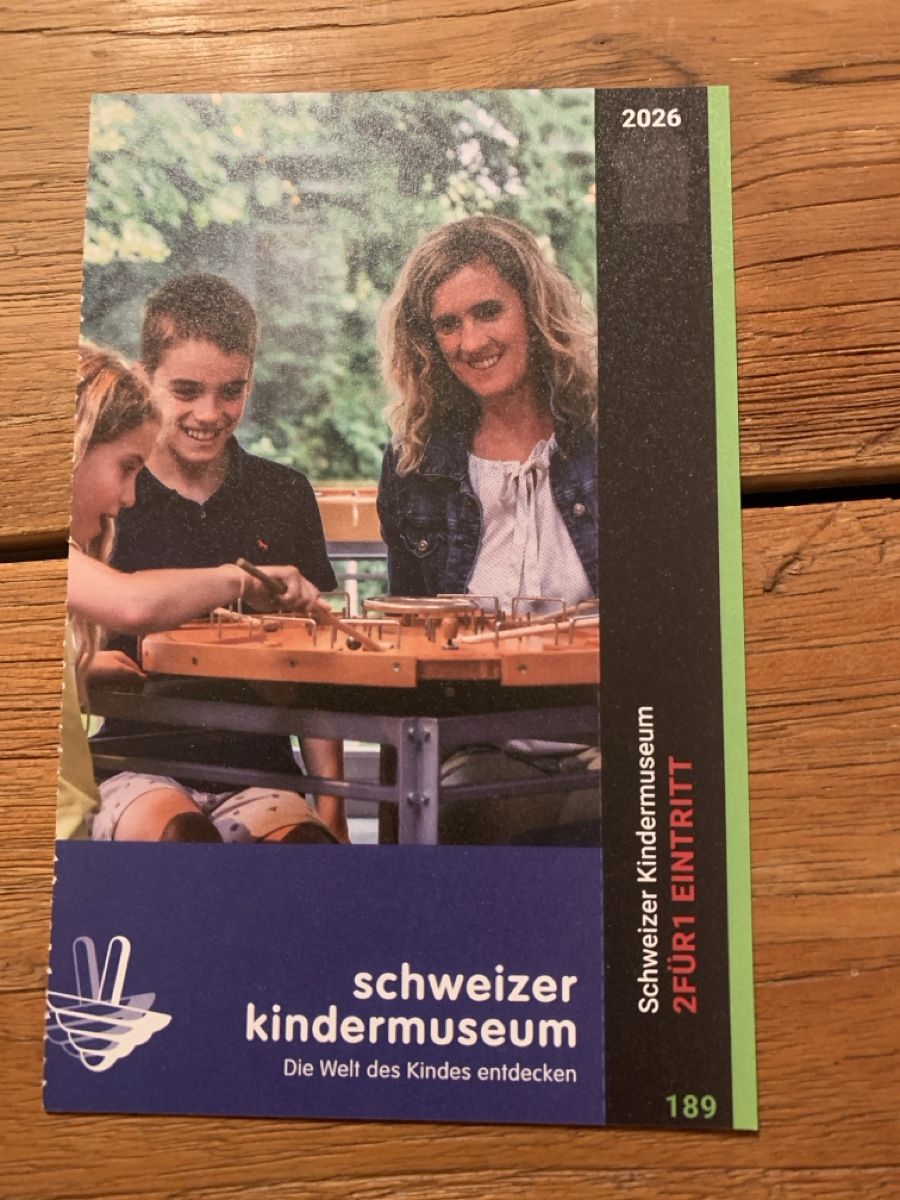 Buoni: 2für1 Eintritt Schweizer Kindermuseum, Baden – Nuovo e nell'imballaggio originale da Attelwil venduto da TaraLee