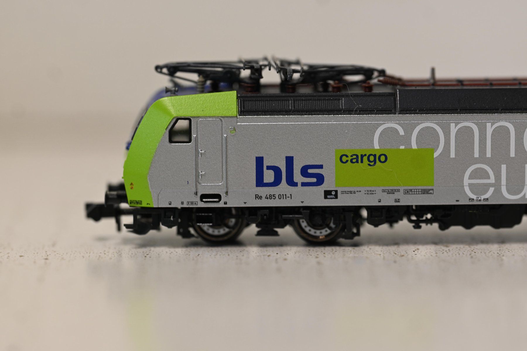 Fleischmann Trains électriques: Re 485 Cargo BLS Fleischmann Spur N , läuft nicht – Défectueux à Laupen ZH par Zmoewe 1