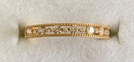 Fingerring gelbgold 750 / gr. 52