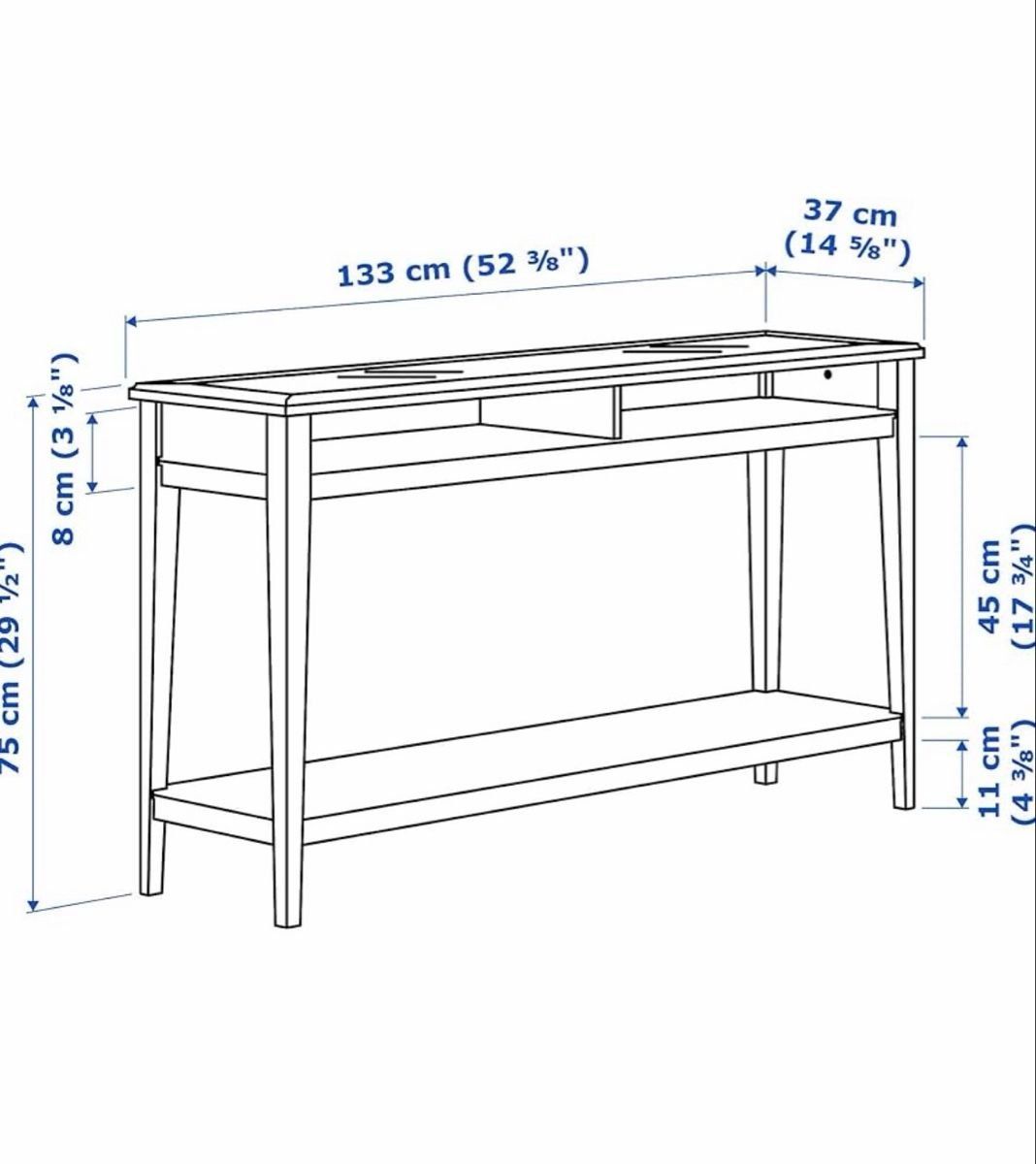 Ikea Tavoli: IKEA LIATORP Konsolentisch mit Glasplatte – Usato da Zürich venduto da rkuenzle 3