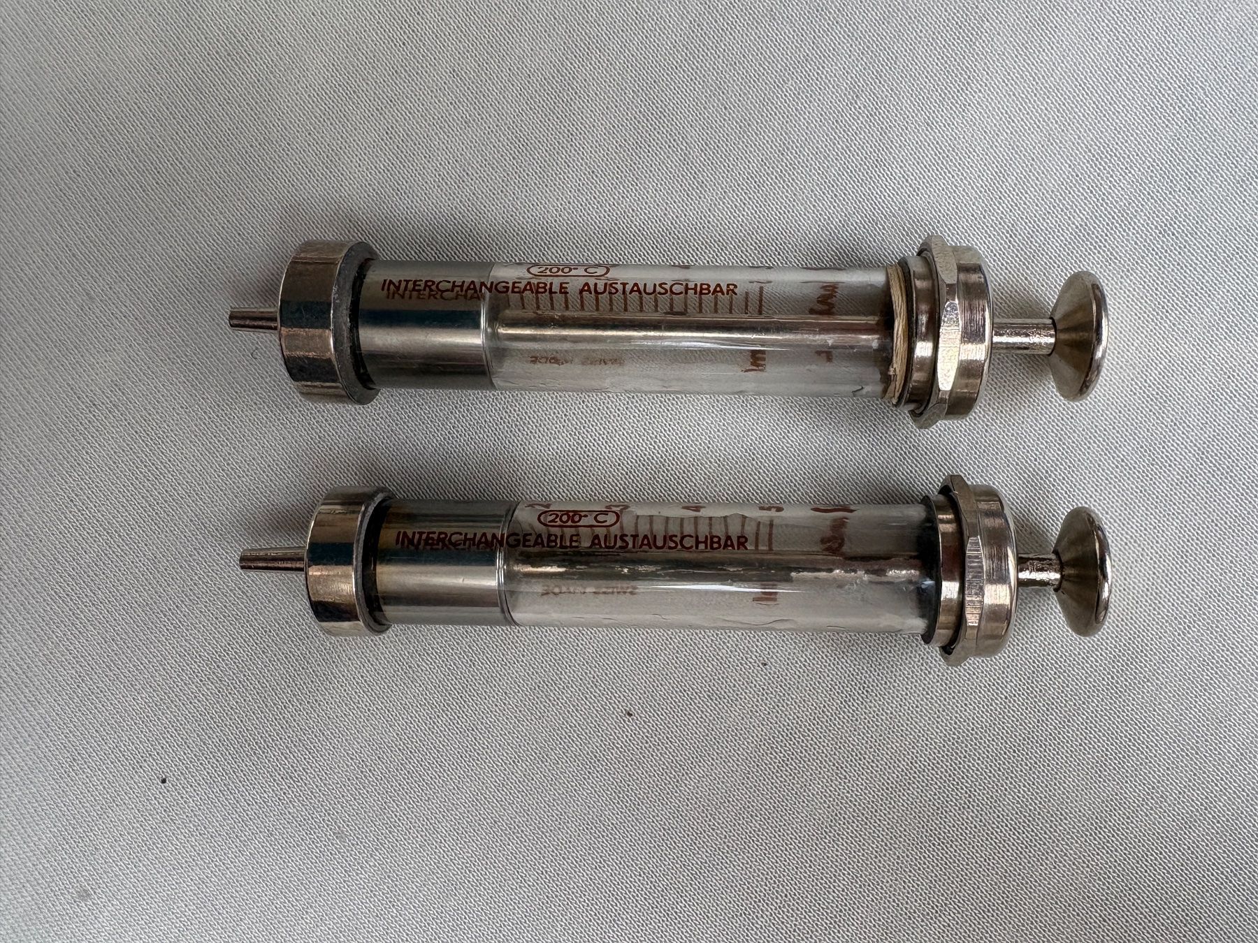 Tecnologia medica: 2x Sanitex 5ml Glasspritzen – Usato da Elgg venduto da Jo_Naj 1
