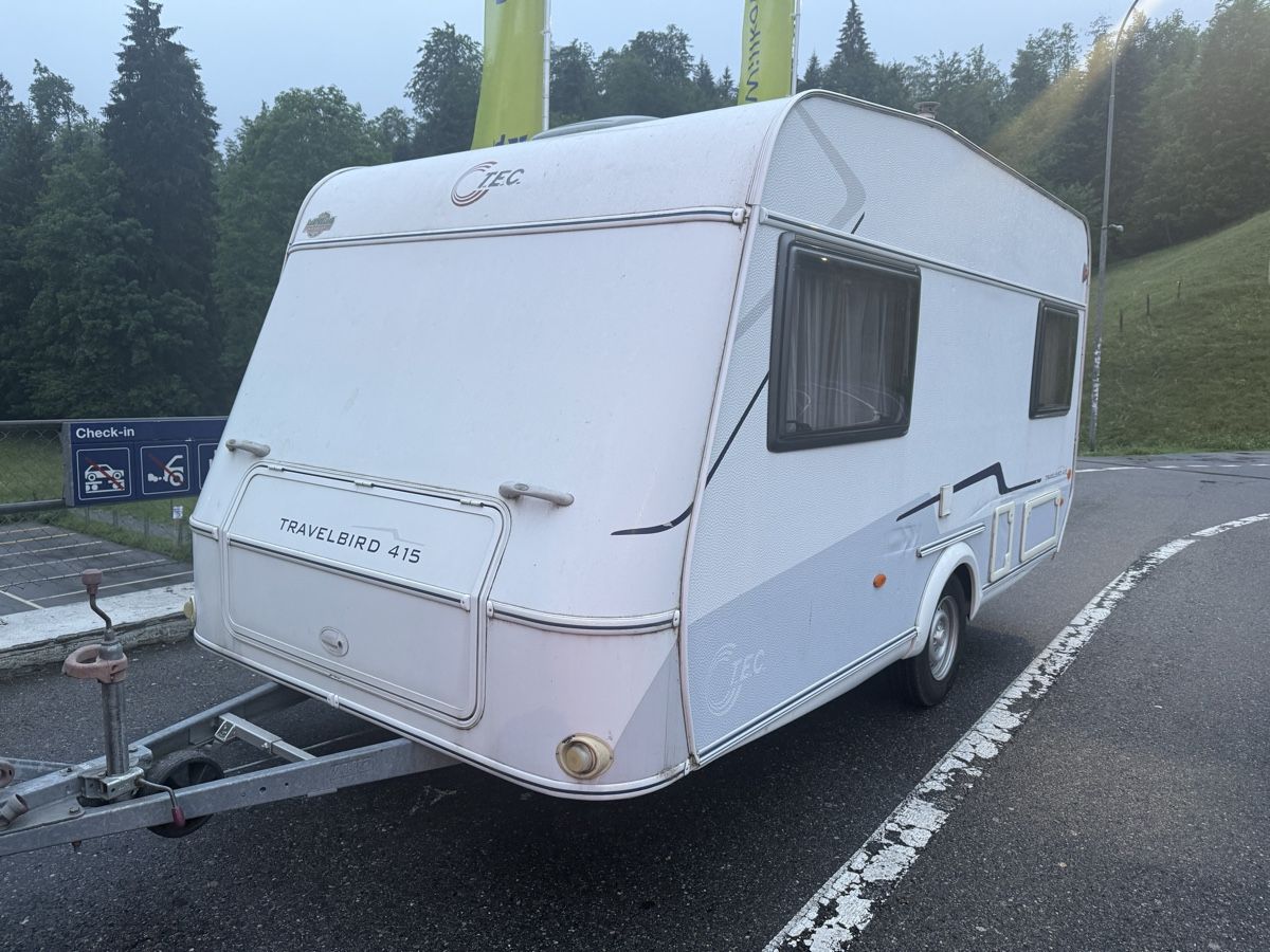 Tec Veicoli da campeggio: TEC 415 Wohnwagen ab MFK mit Vorzelt – Usato da Glis venduto da zum_ww7k 1