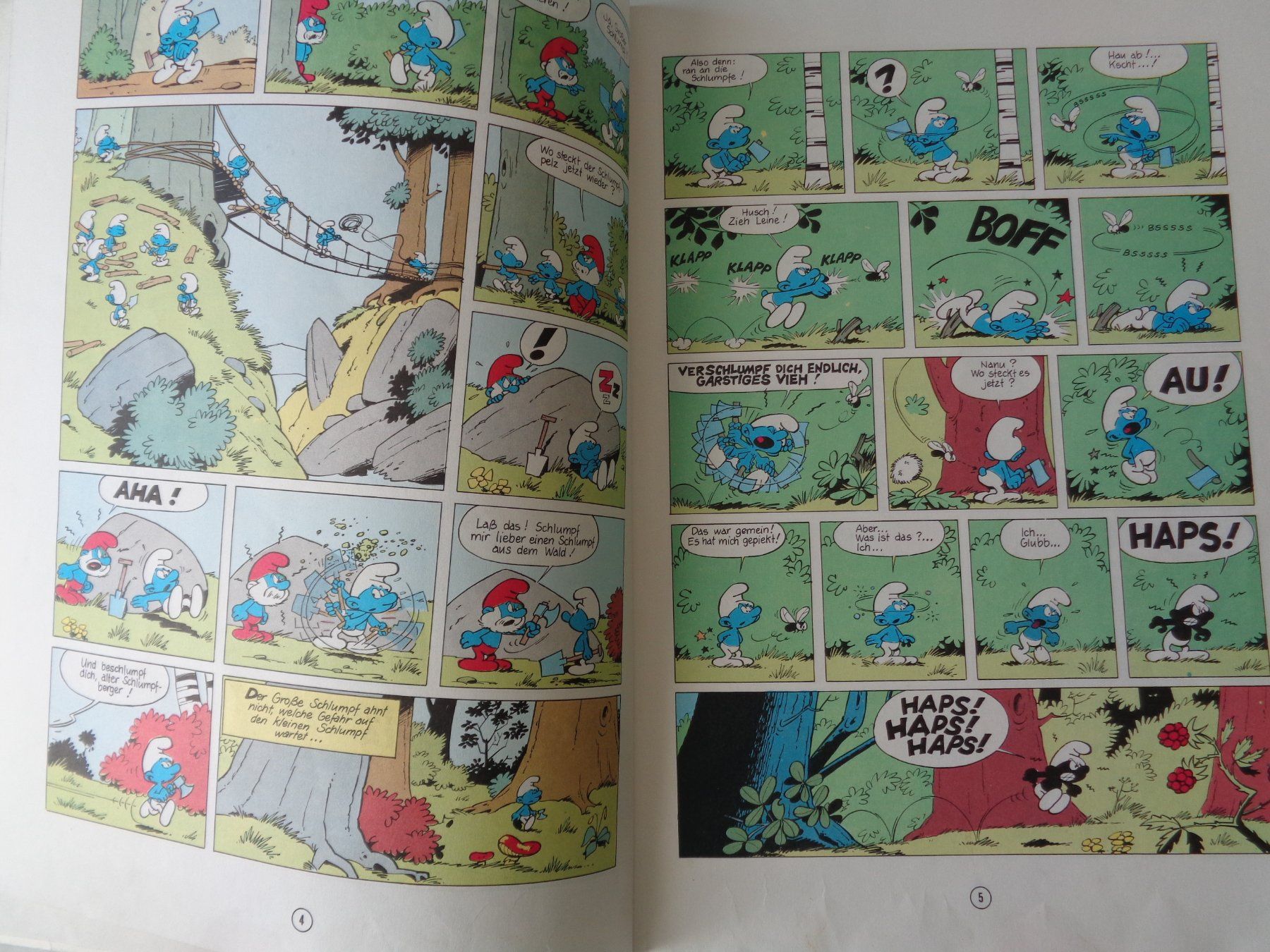 Comics: Die Schlümpfe - Blauschlümpfe und Schwarzschlümpfe - 1981 – Gebraucht aus Chur von Oregano1 2