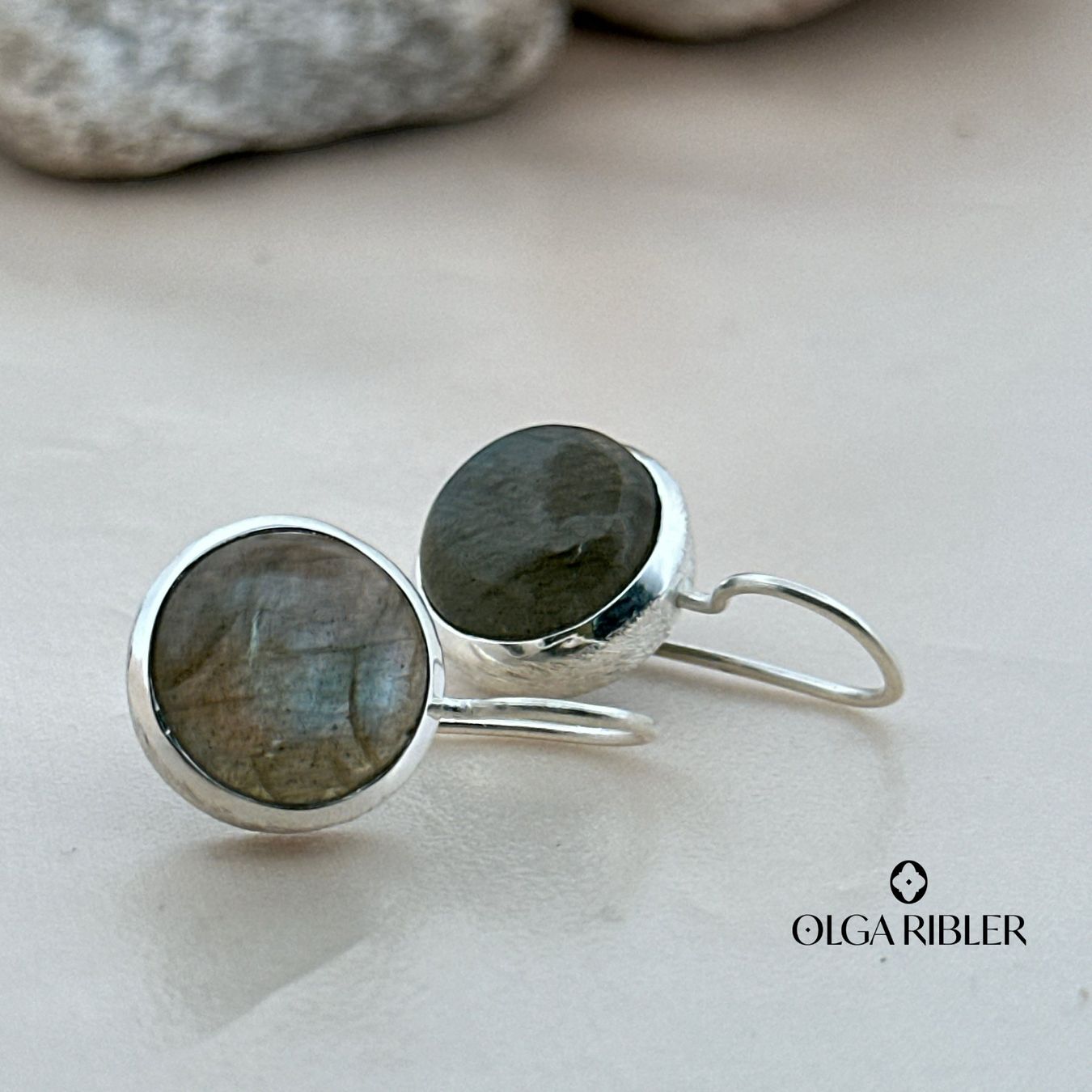 Olga Ribler Ohrringe & -stecker: Ohrhänger - Labradorit - Sterling Silber 925 – Neu (gemäss Beschreibung) aus Luzern von byolgaribleroutlet 2