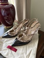 Valentino Rockstud Pumps Lackleder, Grösse 39