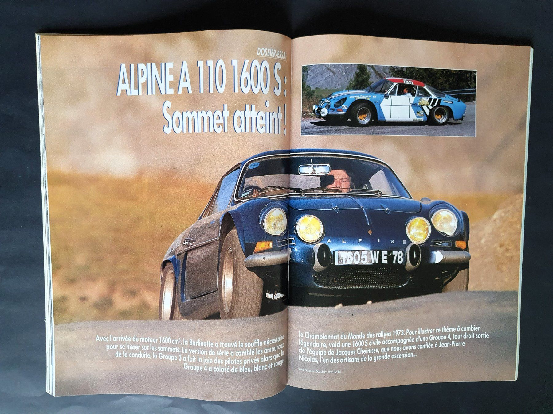 Riviste & Magazine: Auto Passion, Alpine-Renault 1600 S et Groupe 4, 17 pages – Usato da Martigny venduto da Abm1000 1