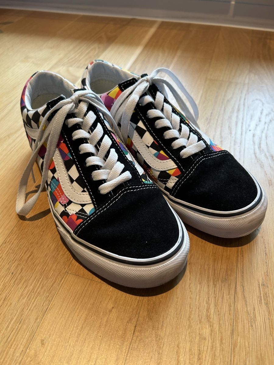 Vans Scarpe da uomo: Vans old skool floral checker sneaker, Grösse 38 – Usato da Bern venduto da Ilikebluegems