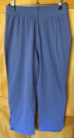 CAPRI-LEGGINGS, rauchblau, Gr.36/38, portofrei!