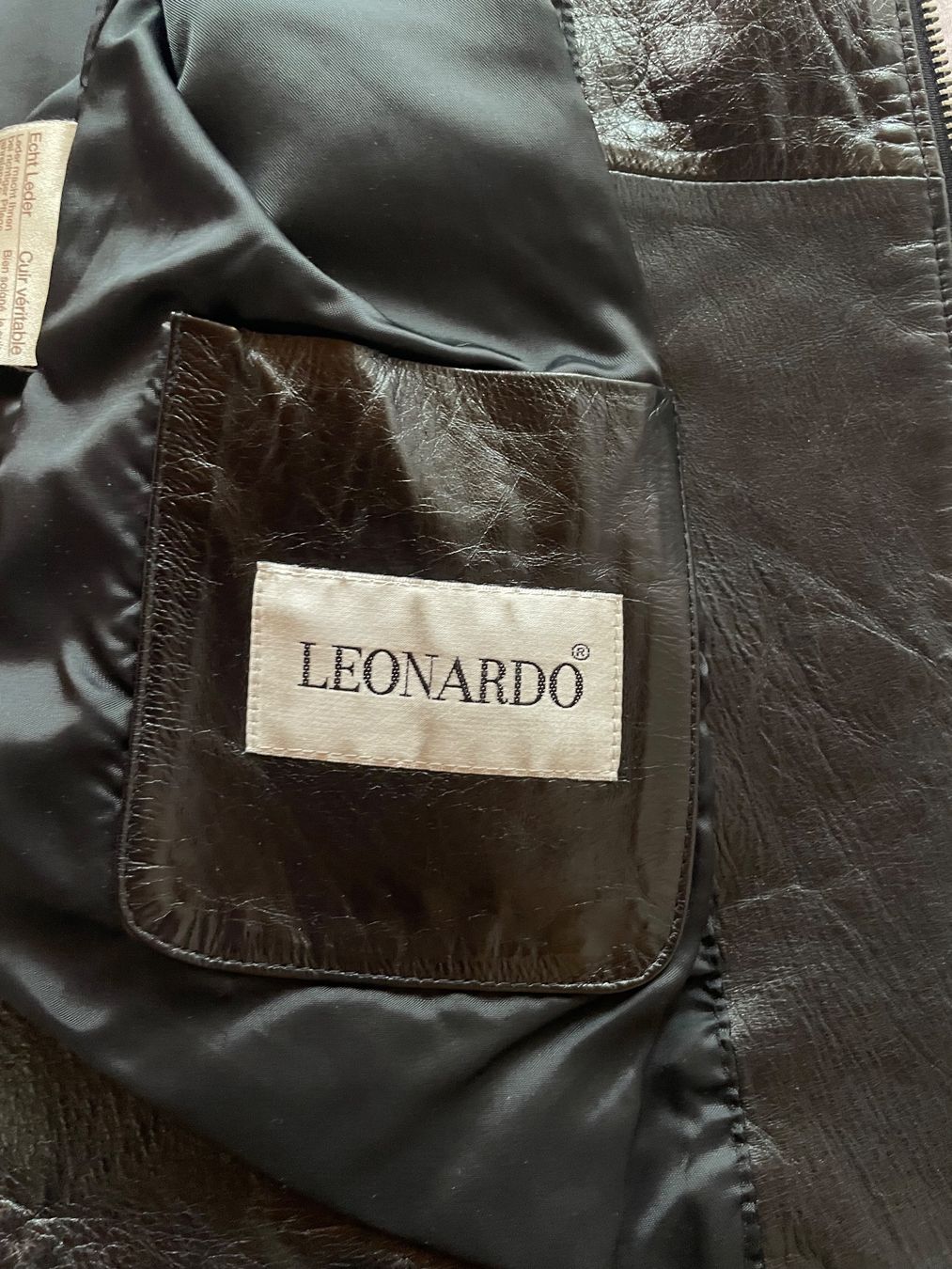 Jacken: Veste cuir dame LEONARDO taille 36 – Gebraucht aus Morges von Ingrid2323 4