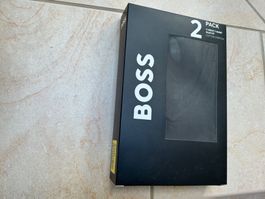 BOSS V-Neck T-Shirt Slim fit 2 Pack M Black