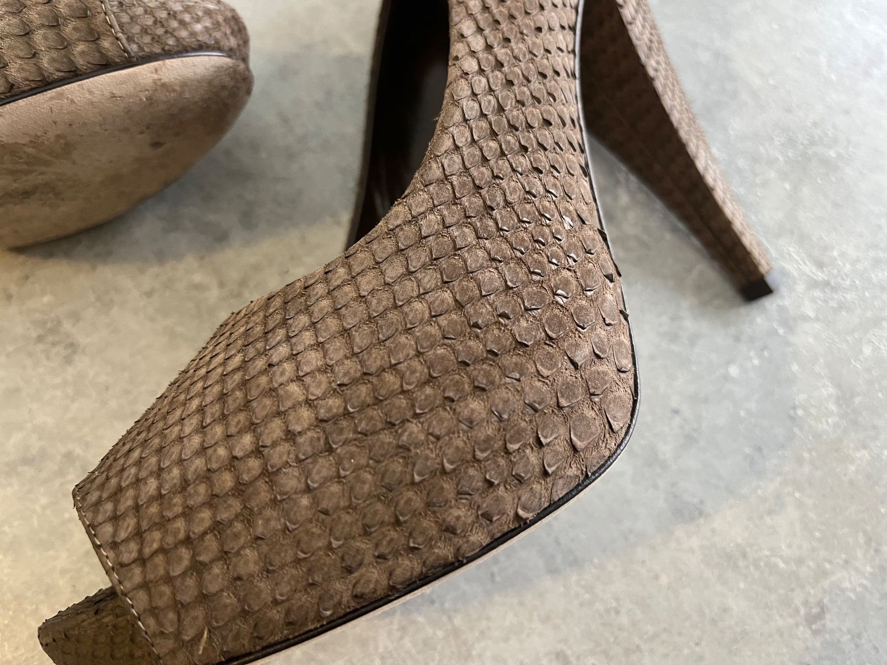 Bally Damenschuhe: BALLY Heels Python, Gr. 38.5 - NP: 795.- – Neu (gemäss Beschreibung) aus Zollikofen von spunk65 5