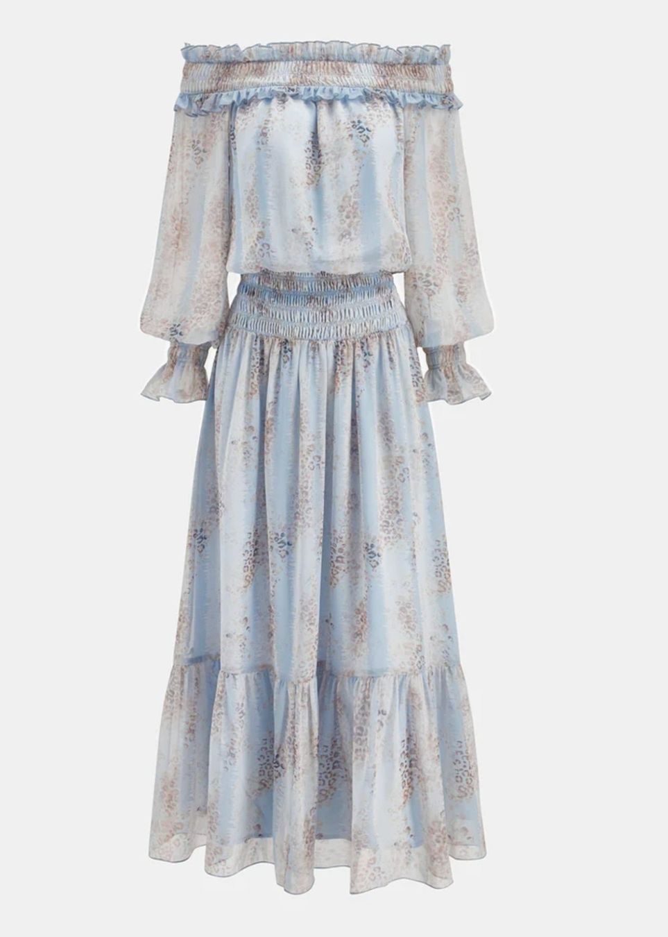 Robes: Off-Shoulder Maxi-Kleid: Urlaub, Strand, Boho, Bali – Neuf (Voir description) à Naters par 3904Naters