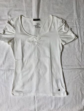 Street One Damen T-Shirt, weiss, Gr. 34