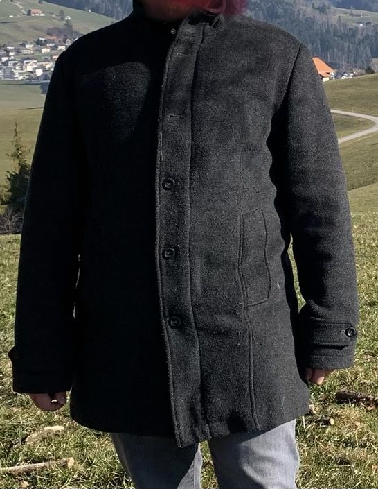 Tchibo Cappotti: Herren Wintermantel Tchibo Essentials grau Grösse 54 – Usato da Ossingen venduto da Blabaer