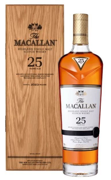 Macallan Bevande alcoliche: Macallan Sherry 25 years 2023 – Nuovo e nell'imballaggio originale da Deitingen venduto da Delikatessengold1