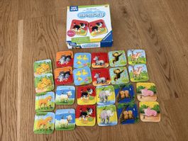 Ravensburger Mini Steps Memory mit Tieren komplett 197425