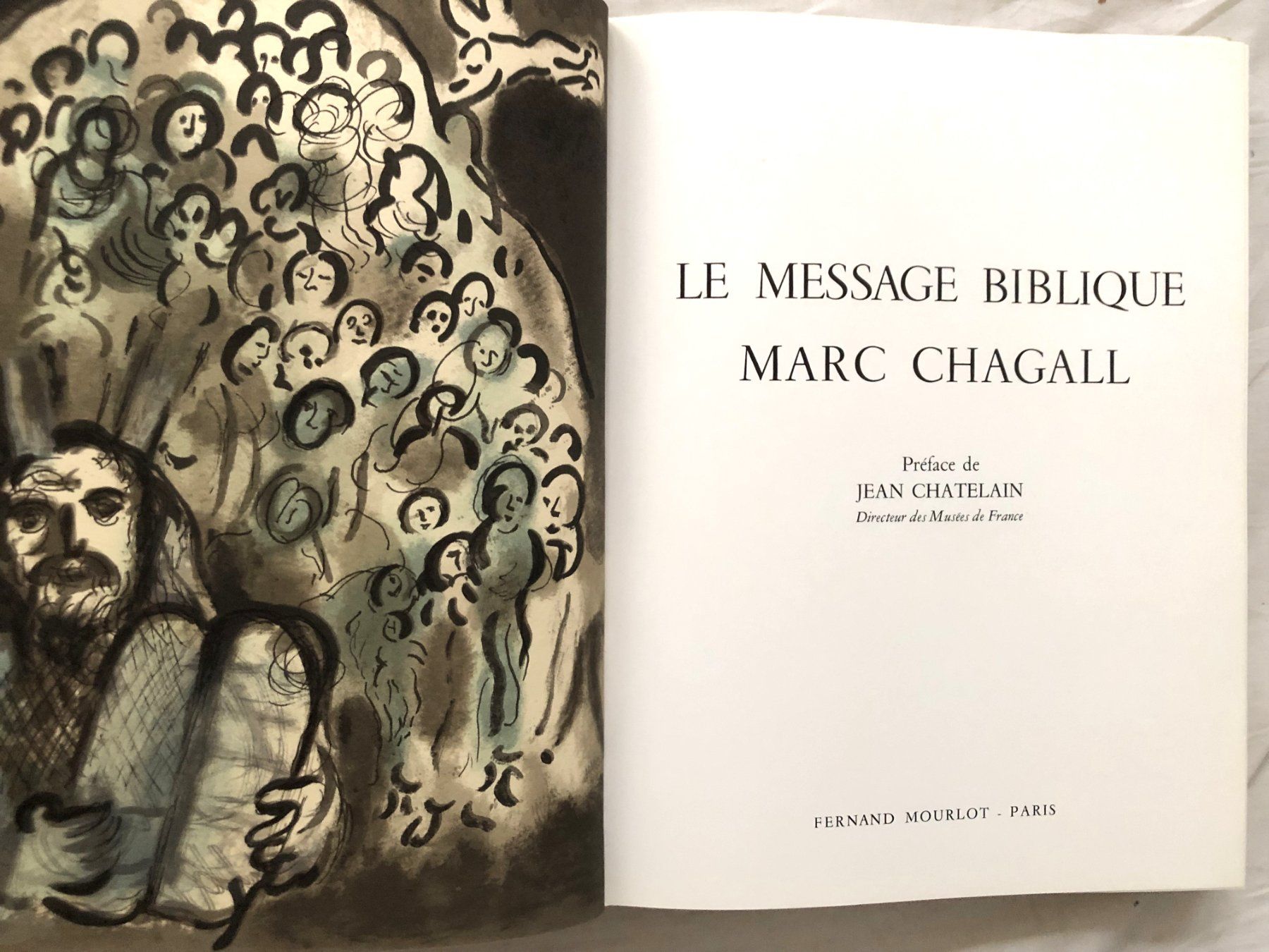 Bücher: Le Message Biblique - Marc Chagall inkl. Originallithografie – Gebraucht aus Schaffhausen von durruti 3
