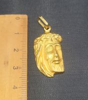18 karat 750 Gold Jesus Anhänger