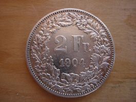 (C1) 2 Franken 1904 SS-VZ