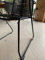 Moderner Gartensessel, Schwarz, Rope, neuwertig