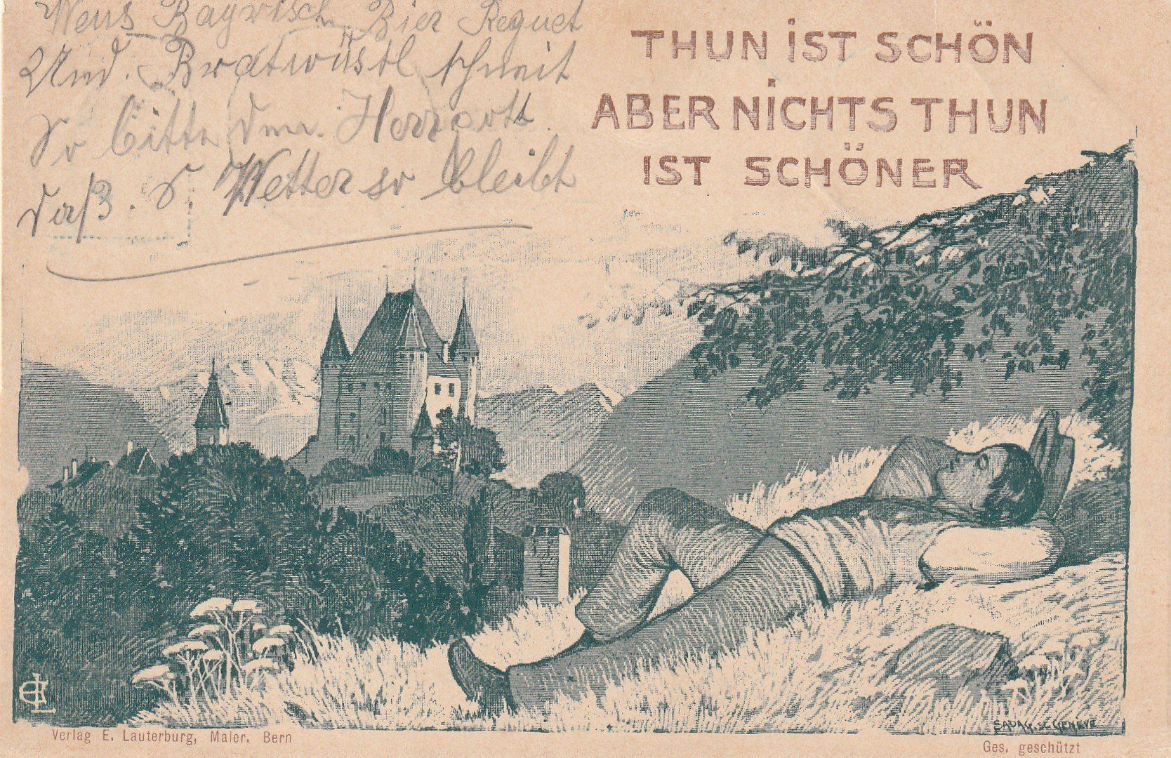 Cartoline postali: Thun – Usato da Rorschacherberg venduto da fratovi2