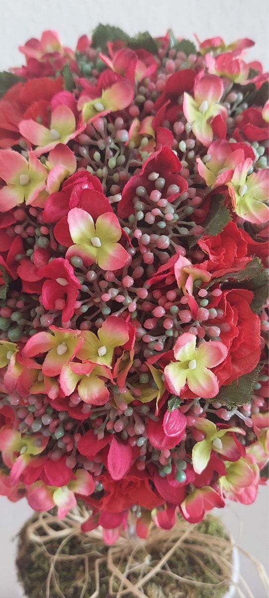 Tutte le decorazioni: Deko-Kugelbaum, Kunstblumen, Topf, 45cm hoch, Herbstdeko – Usato da Basel venduto da Pureza82 4