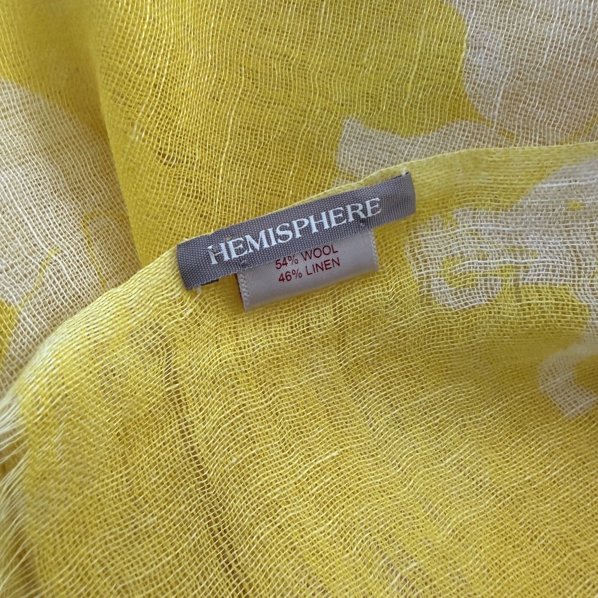 Hemisphere Foulard & Sciarpe: HEMISPHERE Wool & Linen New Scarf – Nuovo (secondo la descrizione) da Emmen venduto da Colette-Juliette 4