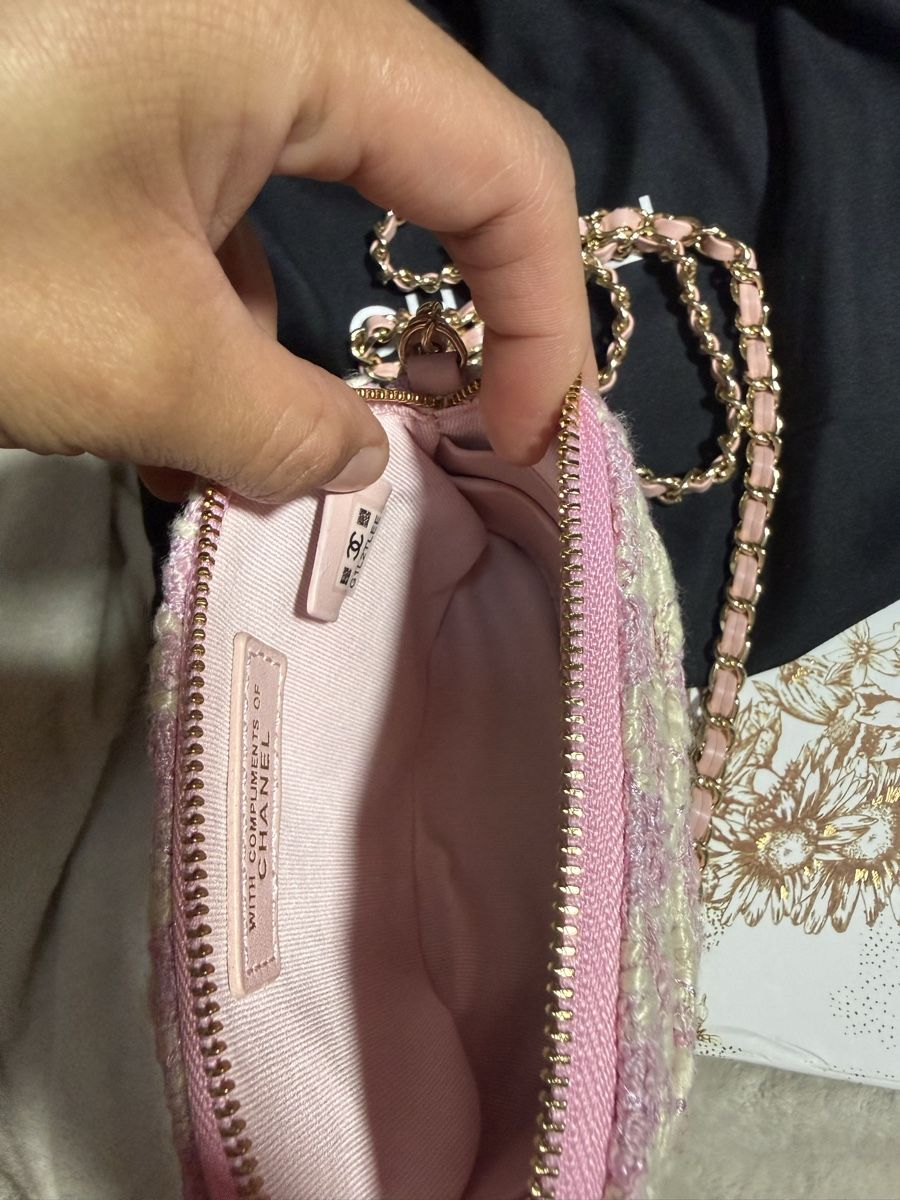Chanel Borse da donna: Chanel Pink Houndstooth Tweed Bag – Nuovo e nell'imballaggio originale da Luzern venduto da sas_r89l 4