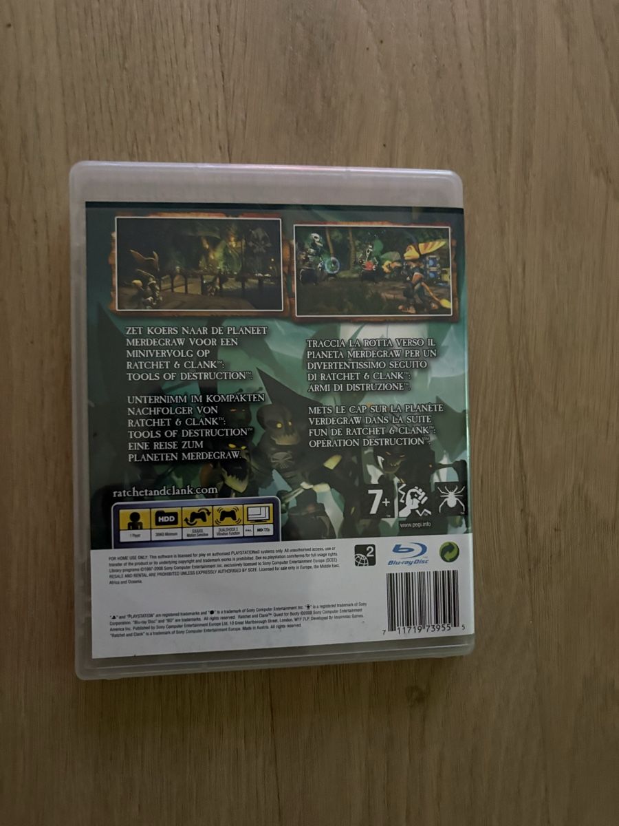 Giochi: PS3 Ratchet & Clank Quest for Booty | CIB  – Usato da Aarau venduto da ruedinho 1