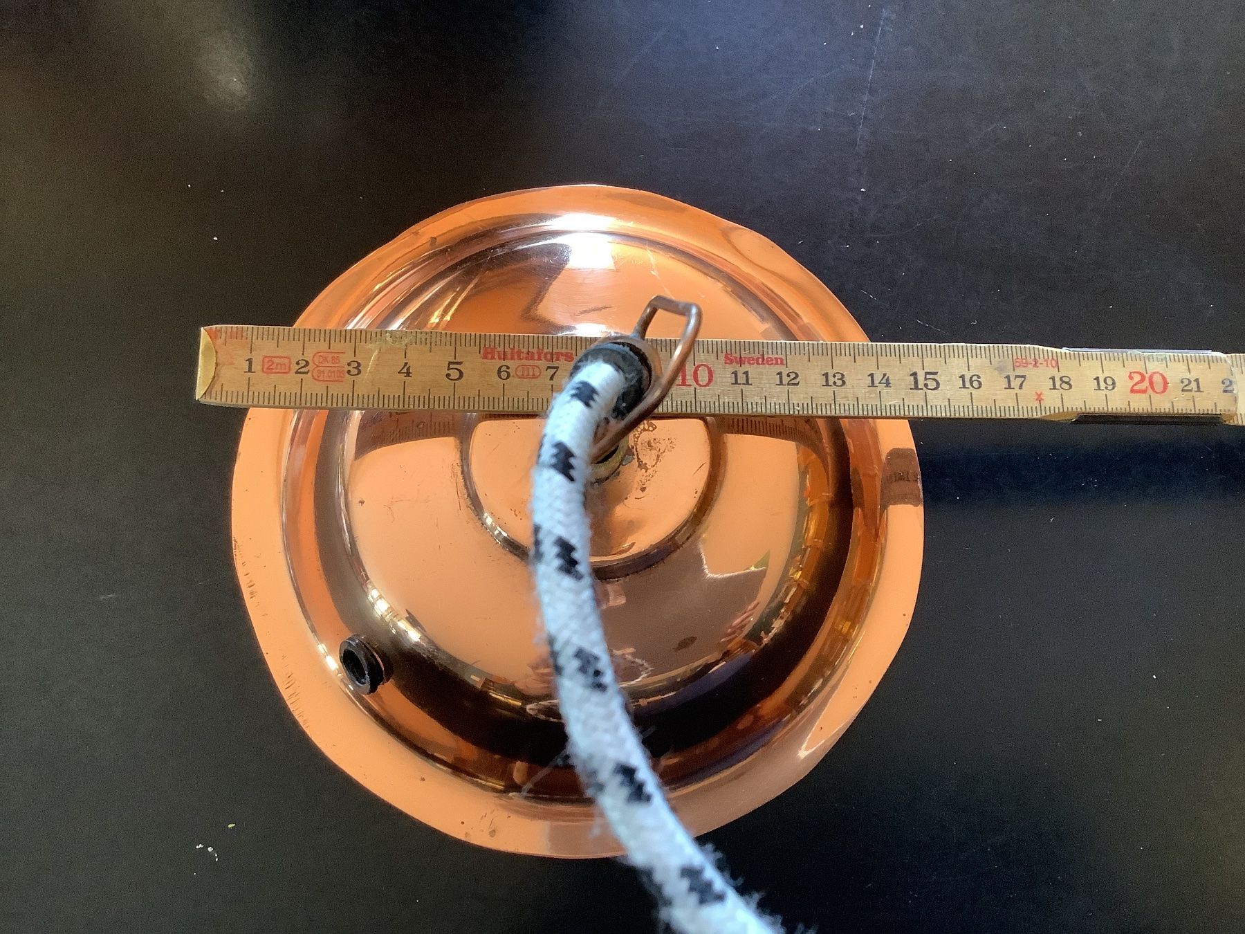 Lampadari & plafoniere: Lampe Suspension en cuivre – Usato da Marly venduto da cigarecrabe 6