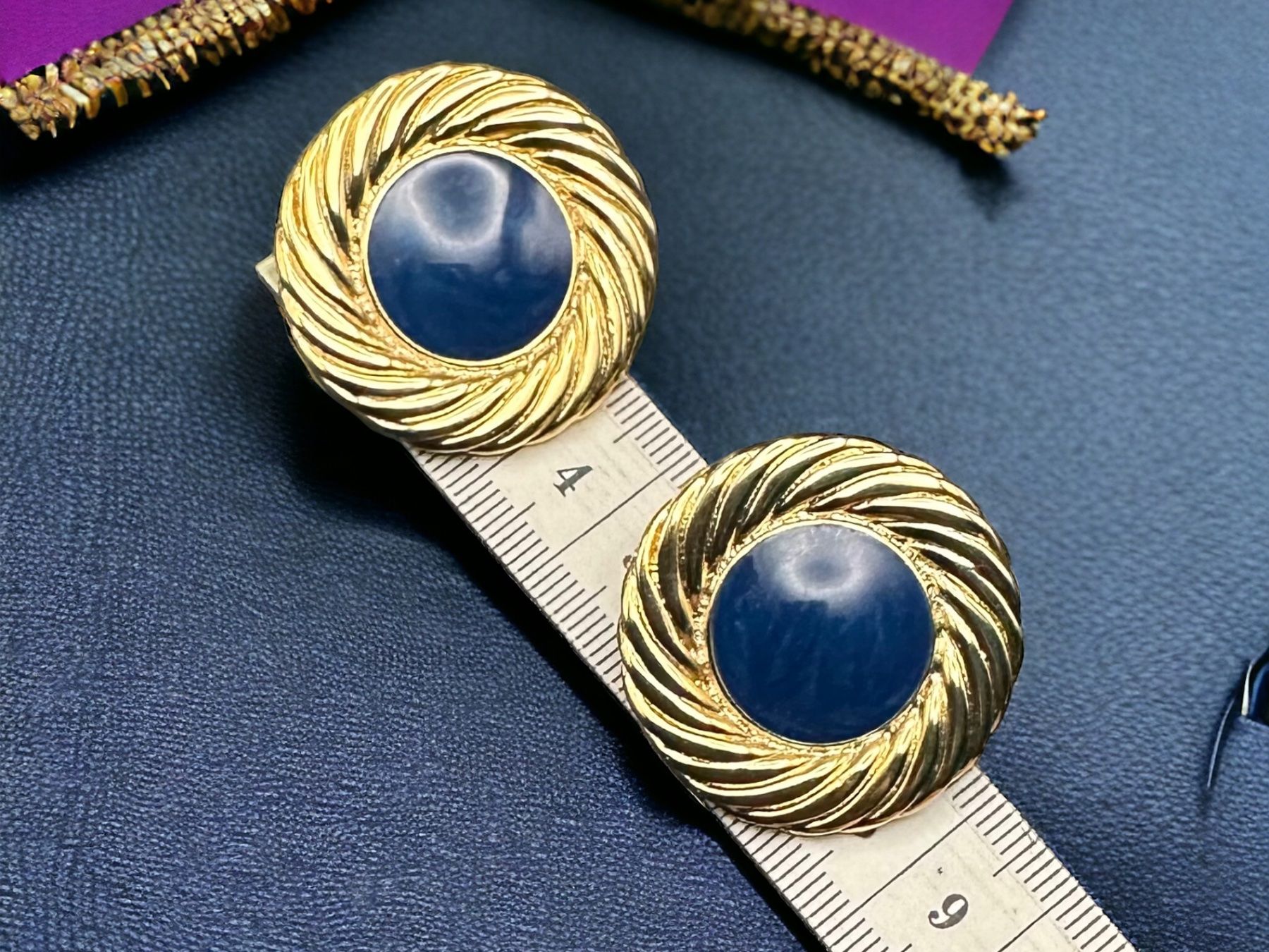 Ohrringe & -stecker: Ohrringe Clips, Luxus-Modeschmuck, Vintage – Gebraucht aus Lamone von LaCantinaMagica 9
