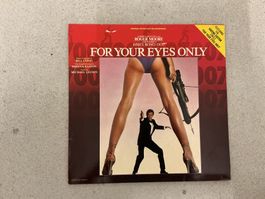 Soundtrack LP-  James Bond 007 For Your Eyes Only