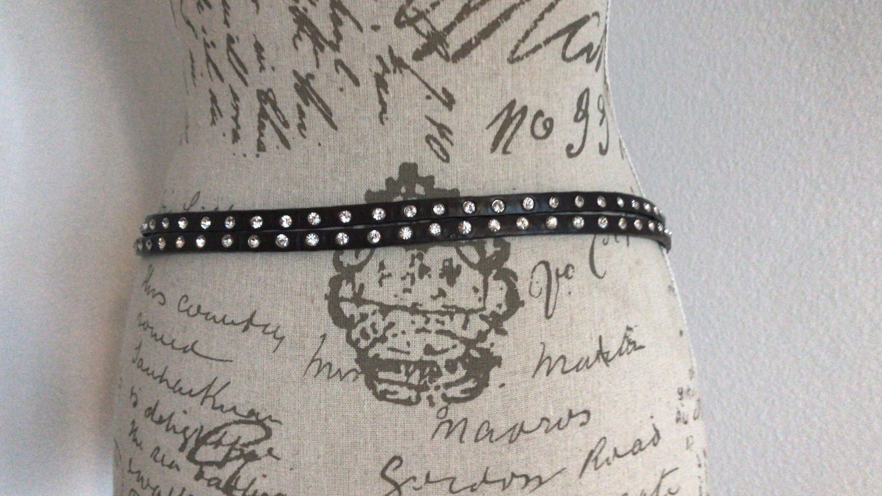 Gürtel: Ceinture brune à brillants, 70 cm – Gebraucht aus Bussigny von coltroc 3