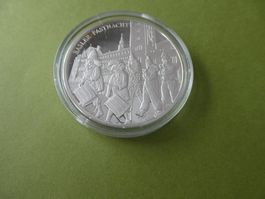 Schweiz, Silbermedaille 20 gr  Silber .999 Basler Fasnacht