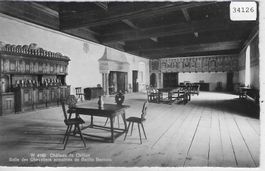 Chateau Chillon - Salle des Chevaliers armoiries sw Baillis