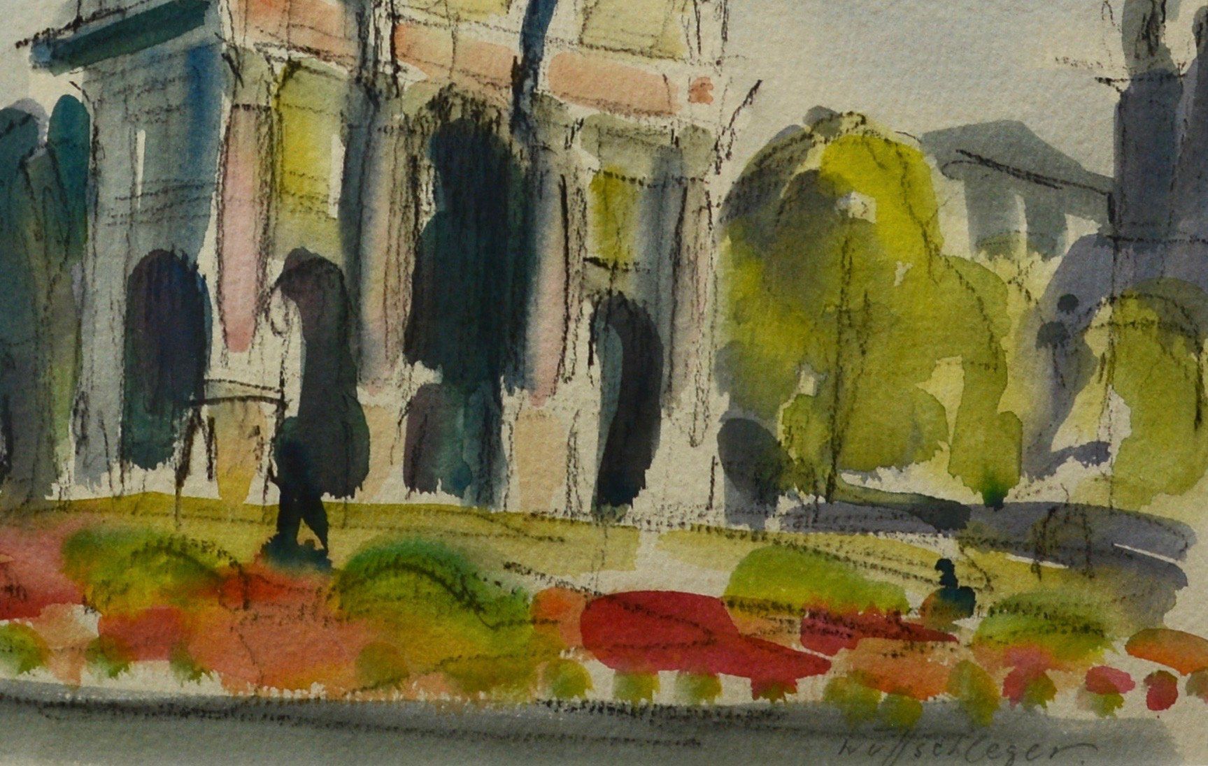 Gemälde: Neu! Aquarell "Hans Wullschleger", signiert, dat. – Neu (gemäss Beschreibung) aus Oberkulm von Seebrise 2