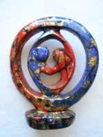 Shona Skulptur bemahlt, Simbawe Züdafrika