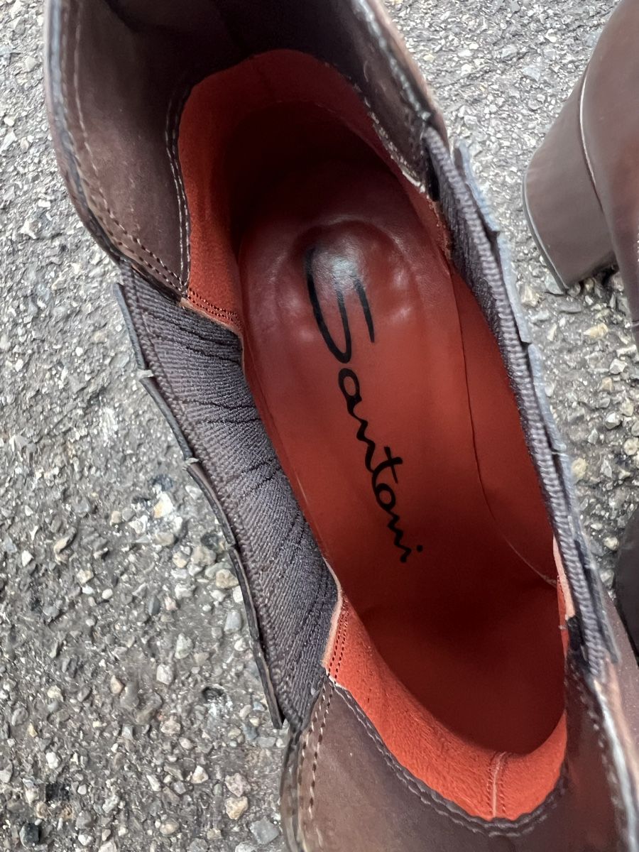 Santoni Chaussures femmes: Stiefeletten Santoni, Gr. 37, braun – D'occasion à Solothurn par Brini06 4