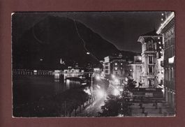 LUGANO di notte - San Salvatore - 1957