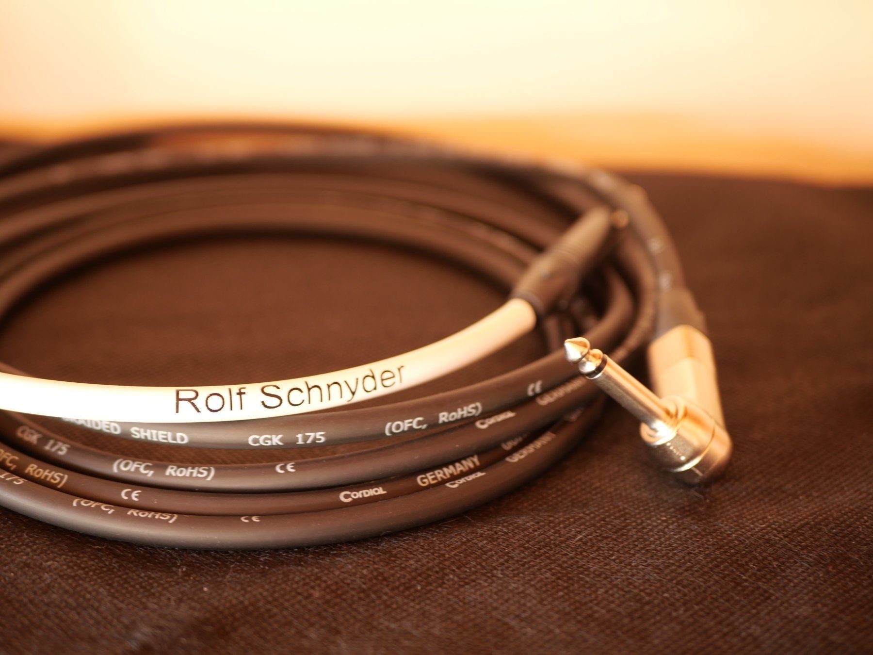 Kabel: Hi-End Cordial Gitarrenkabel 6m – Neu und originalverpackt aus Grimisuat von musicgear.ch 1