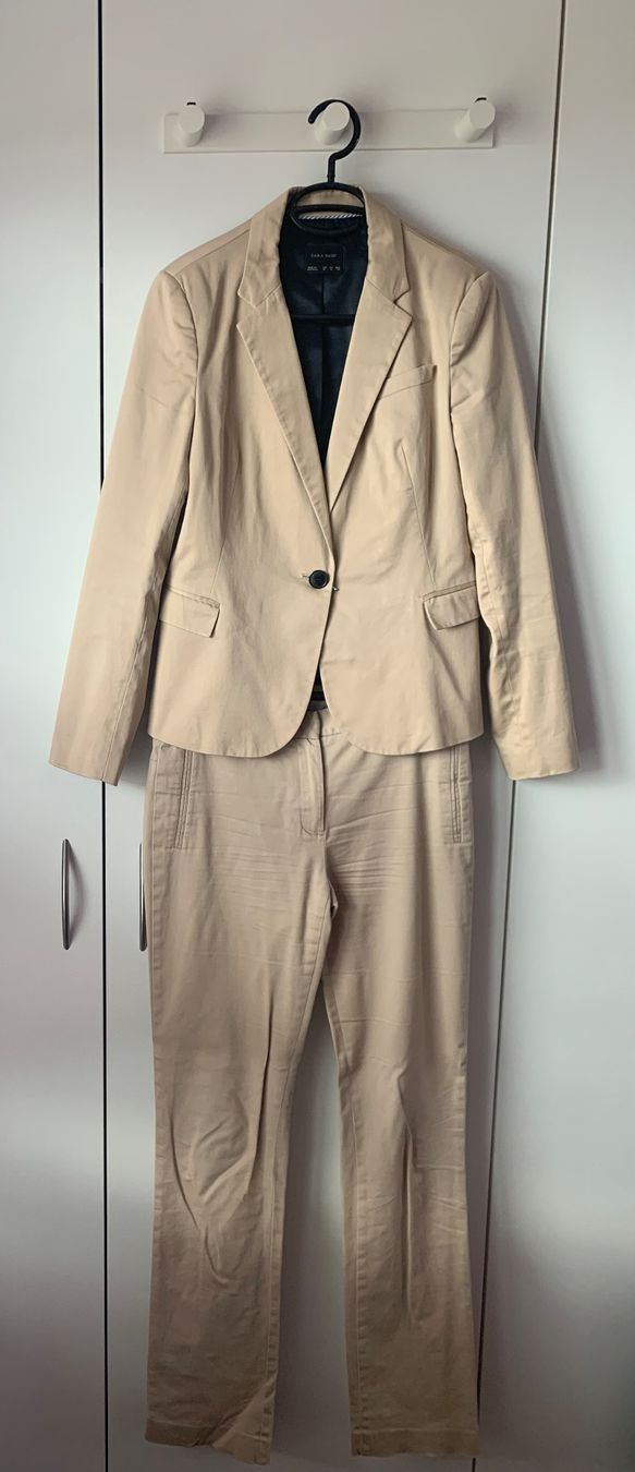 Zara Giacche: Veste / Blazer de tailleur Zara Basic taille M beige – Usato da Colombier NE venduto da Nikkon 3