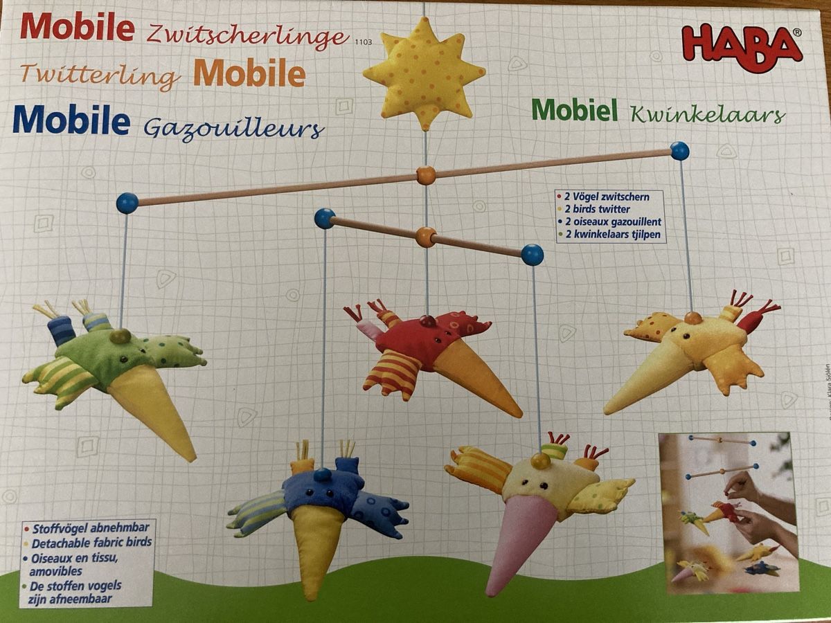 Tutte le decorazioni: Süsser Stoffvogel Deko Mobile-Kinderzimmer – Usato da Mühlau venduto da hofstattuhu