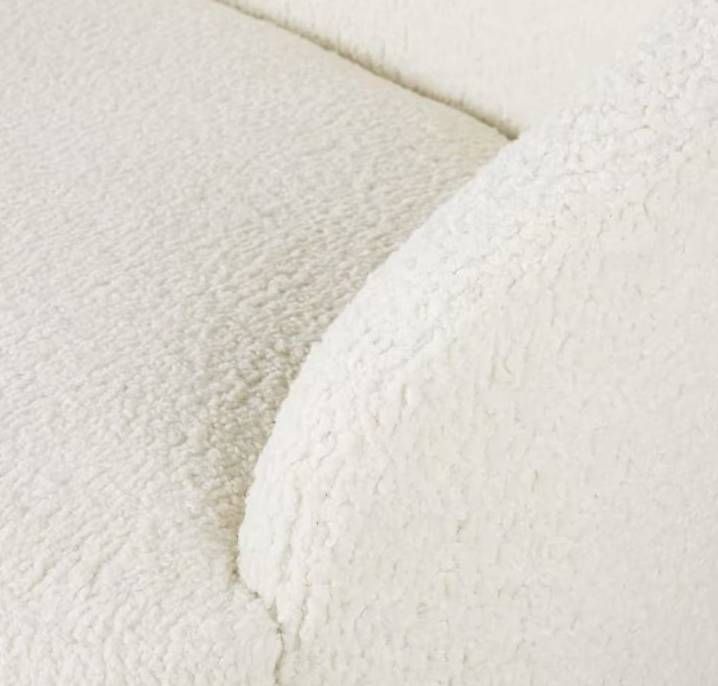 Maisons du monde Sofas: 2/3 Sitzer Sofa Bouclé Bezug, weiss – D'occasion à Uster par RogerMartyUster 4