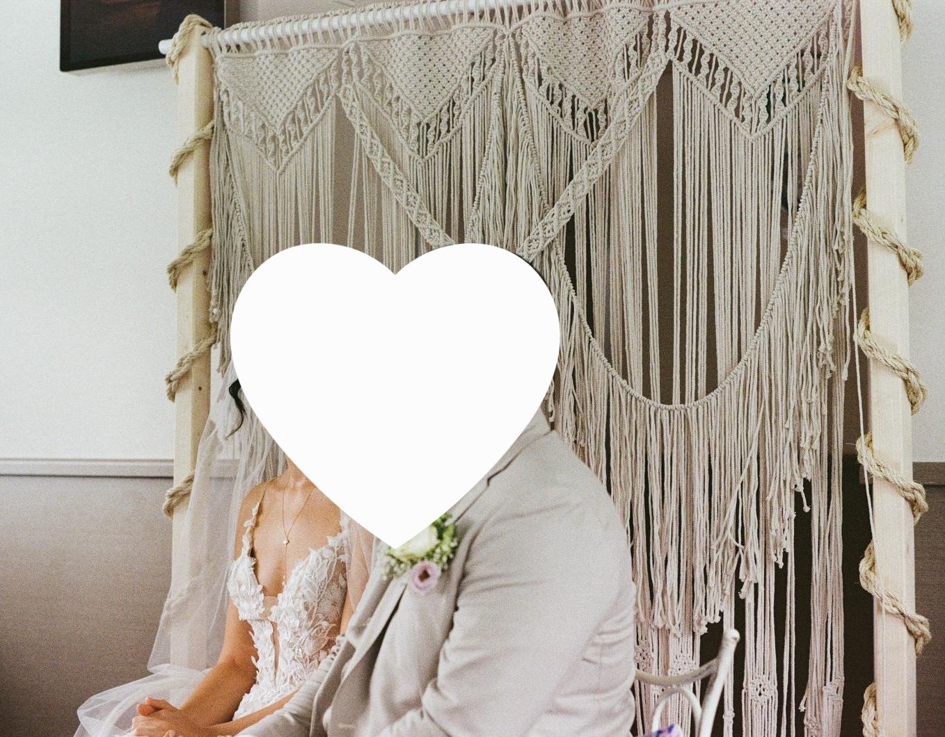 Alle Dekorationen: Macrame Wandbehang Hochzeitsdeko – Gebraucht aus Niederlenz von tronicgt