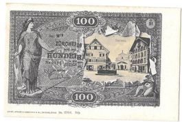 Sarnen mit Hunderter-Banknote