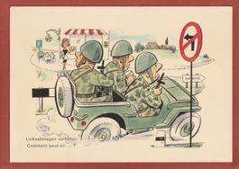 Ansichtskarte Militär Humor Feldpost 1984