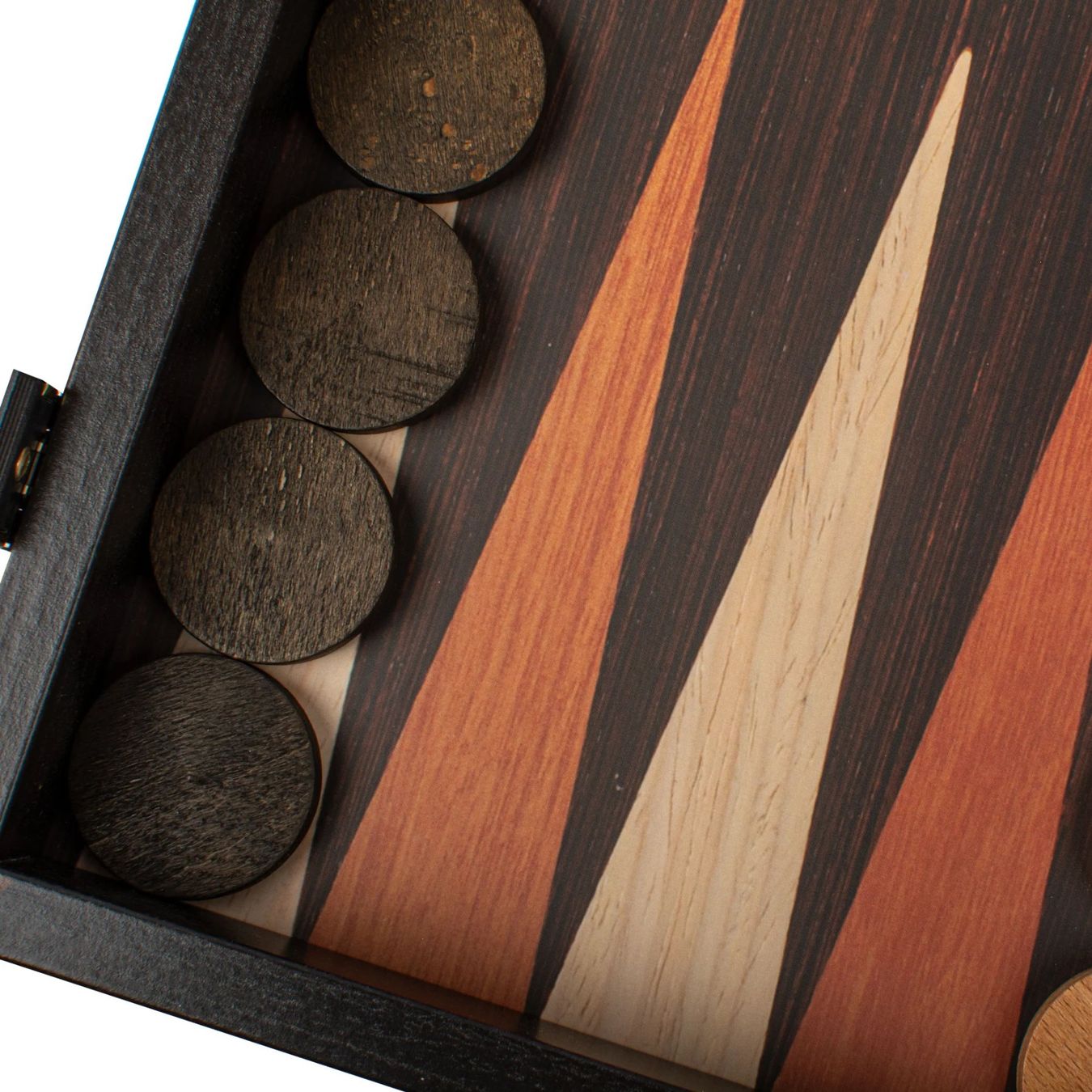 Giochi: Backgammon en bois de wengé / Design classique ( NEUF ) – Nuovo e nell'imballaggio originale da Meyrin venduto da ChiaraMania 5