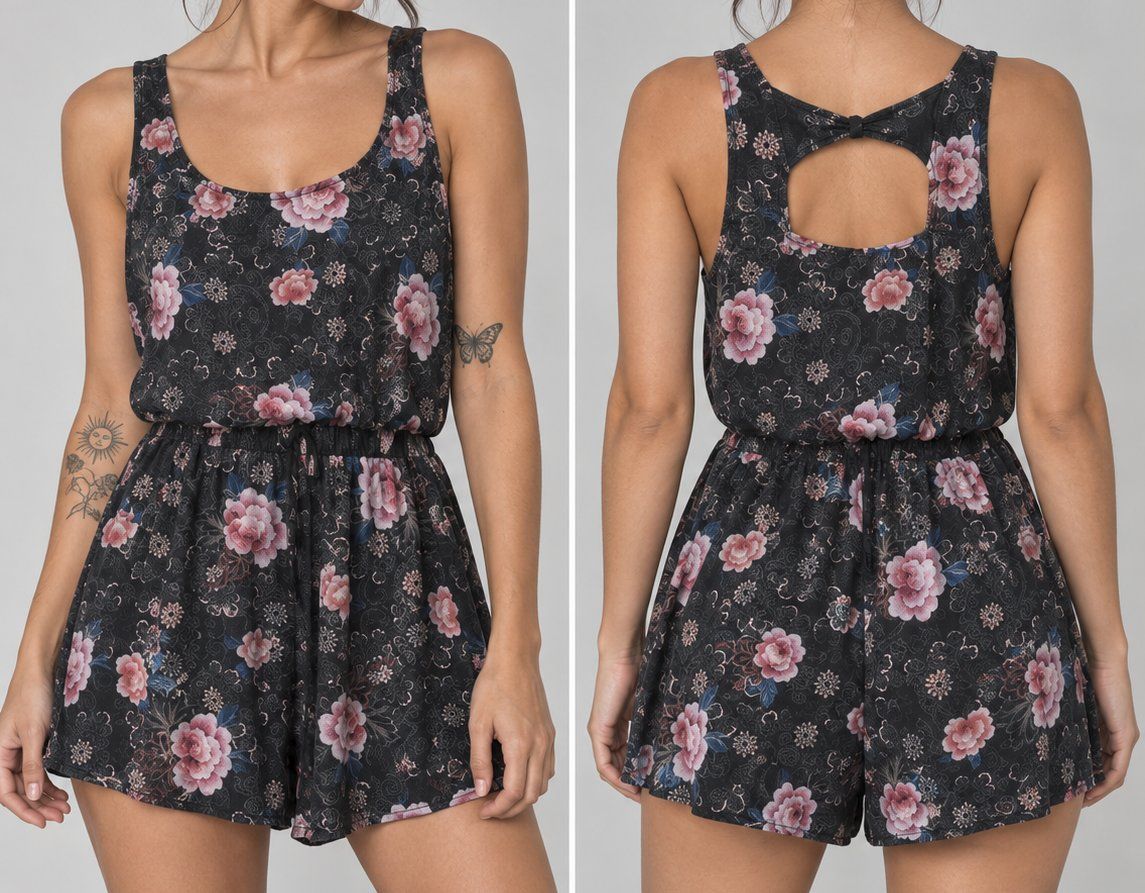 Tute: Jumpsuit mit Blumenmuster – Usato da Zuchwil venduto da lastresort