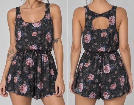 Jumpsuit mit Blumenmuster