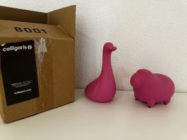 Calligaris „Pink Project“ Design-Figuren (Set: Ente & Schaf)